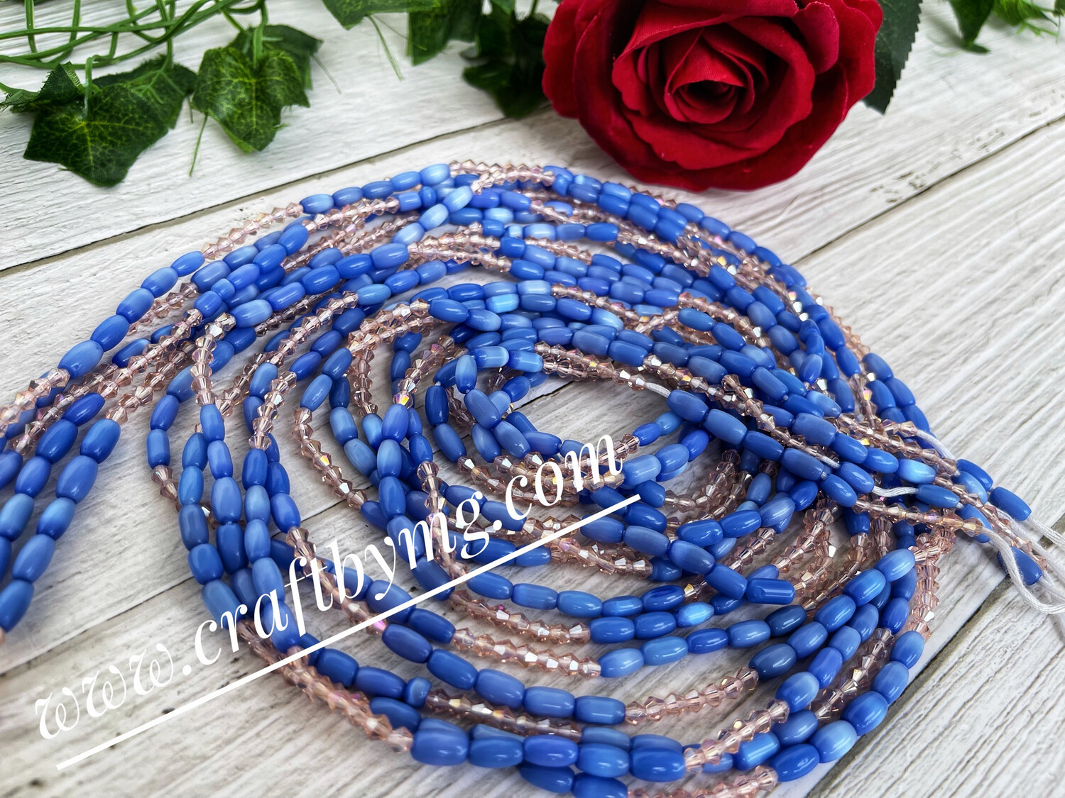 LIZ Waistbeads Pink (Luxe)