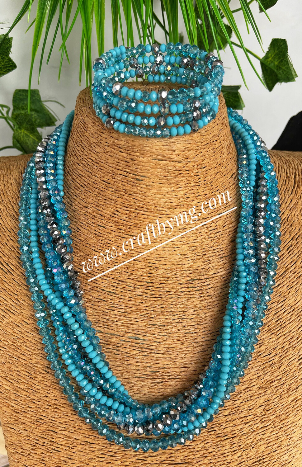 SIMBI Necklace (Blue)