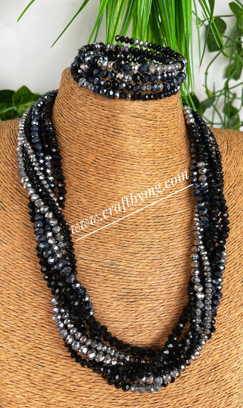 SIMBI Necklace (Black)