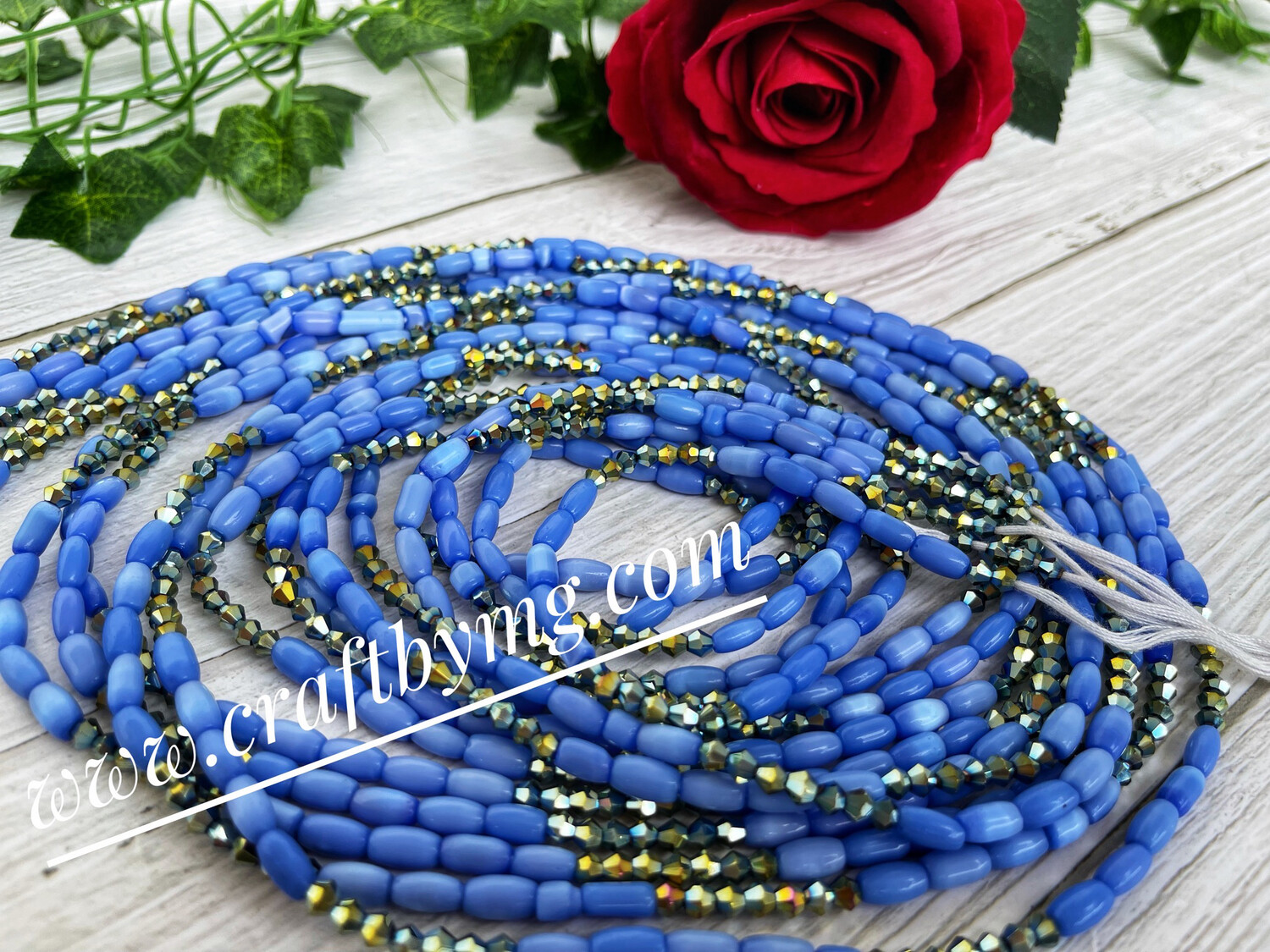 LIZ Waistbeads Green (Luxe)