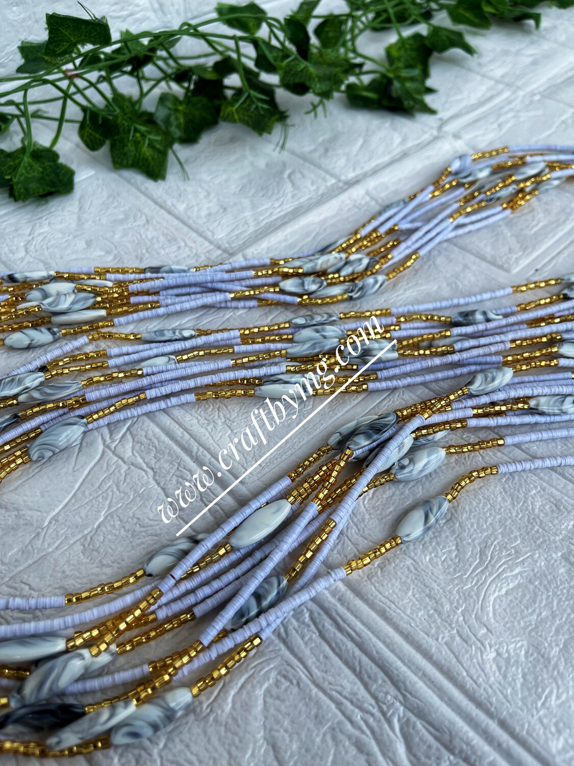 RITA Waistbeads (White)
