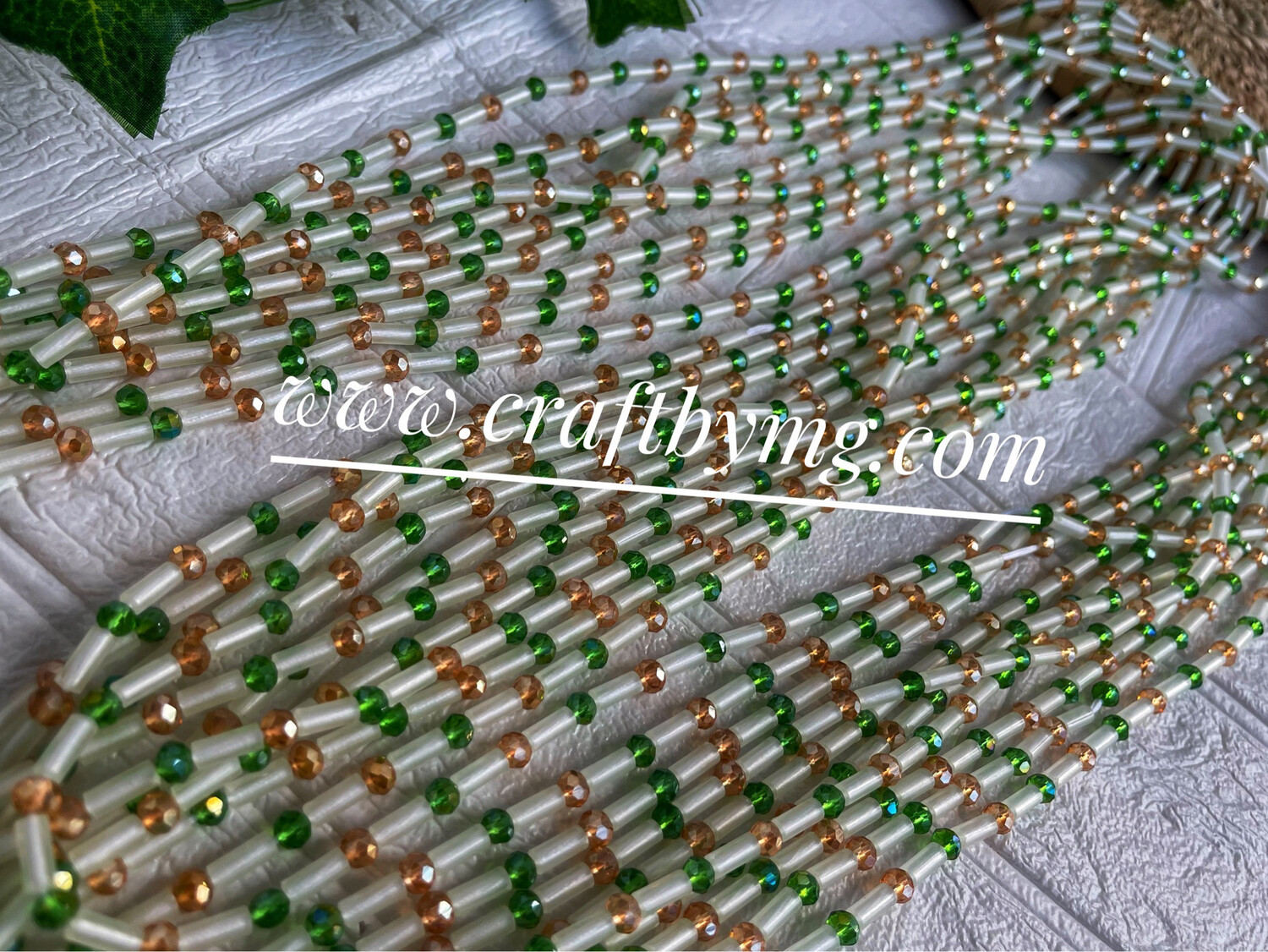 PRECIOUS Waistbeads  Green (Glow In The Dark)