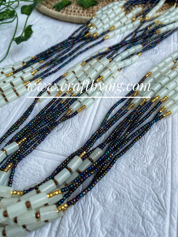 NIkA Waistbeads Iridescent (Glow In The Dark)