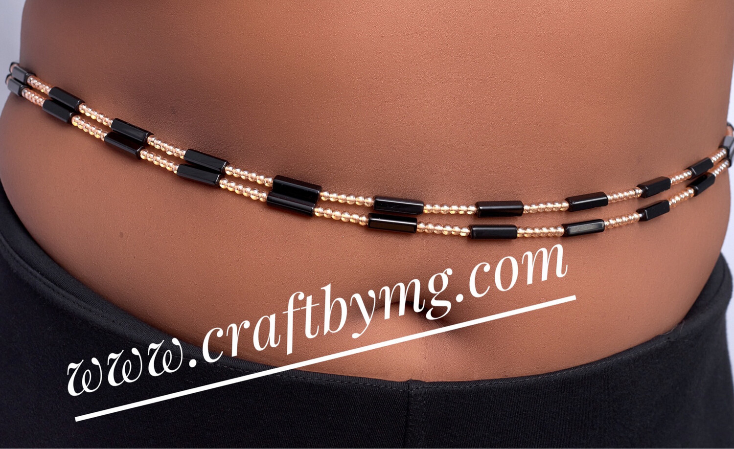 IMABONG Waistbeads Black (Luxe)