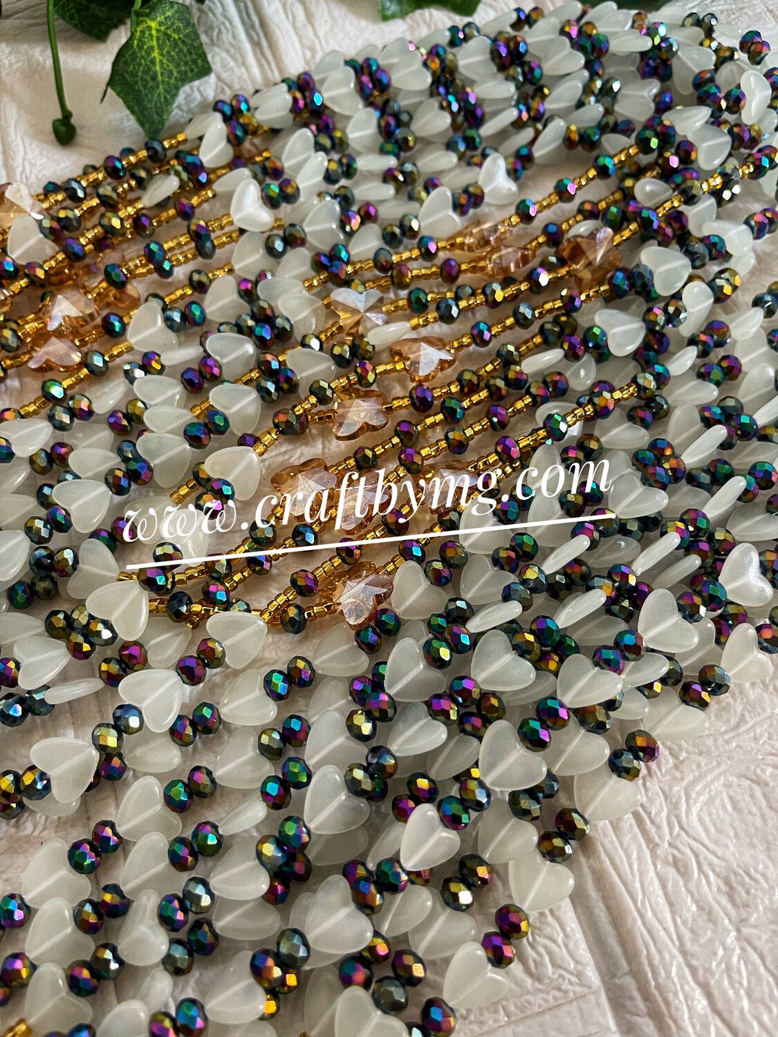 KAMSI Waistbeads (Rainbow) Glow In The Dark
