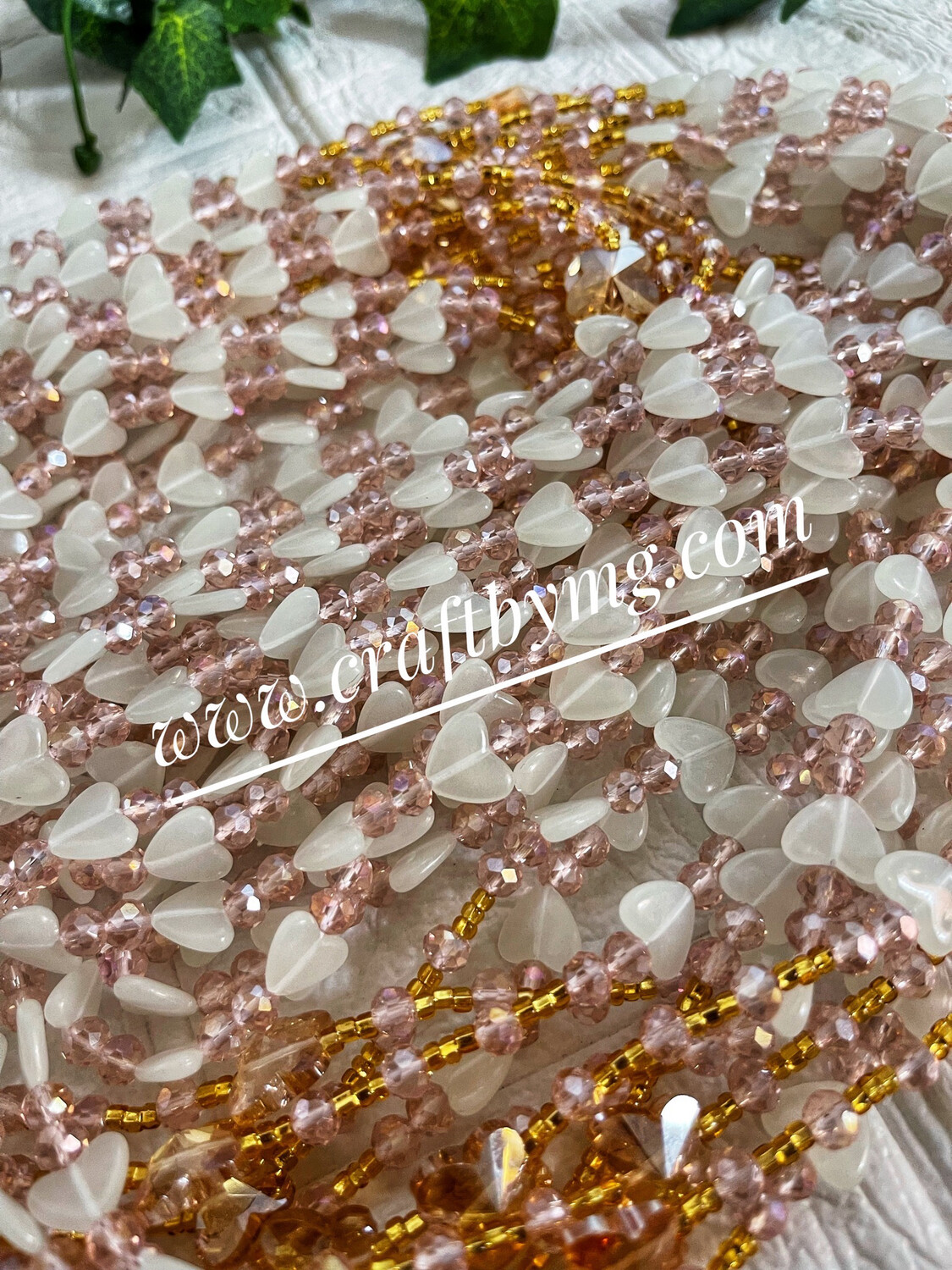 KAMSI Waistbeads (pink) Glow In The Dark