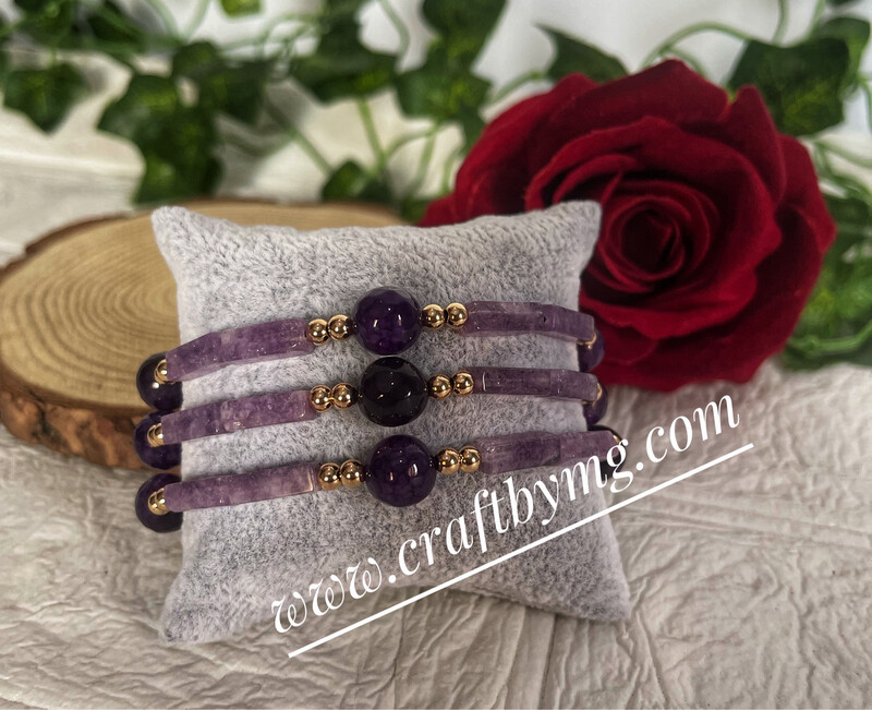 WISDOM Gemstone Bracelets (Amethyst)