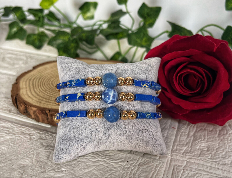 WISDOM Gemstone Bracelets (Lapis Lazuli)