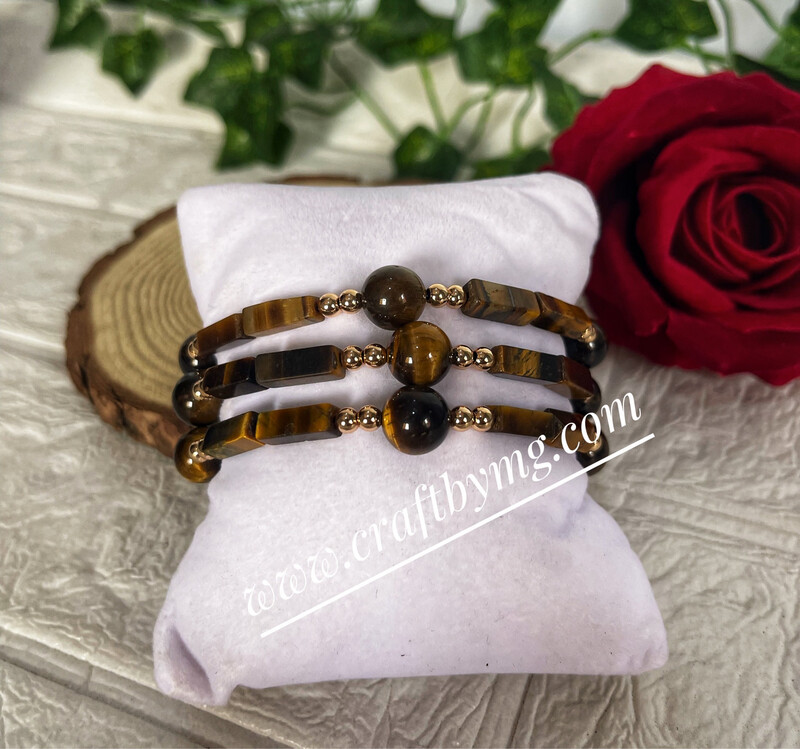 WISDOM Gemstone Bracelets (Tiger Eye)