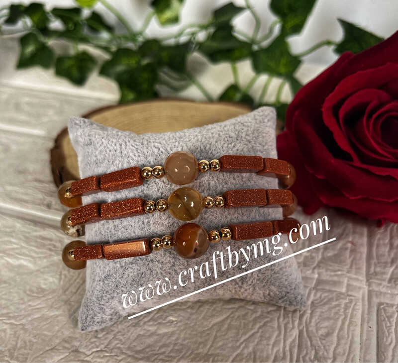 WISDOM Gemstone Bracelets (Sandstone)
