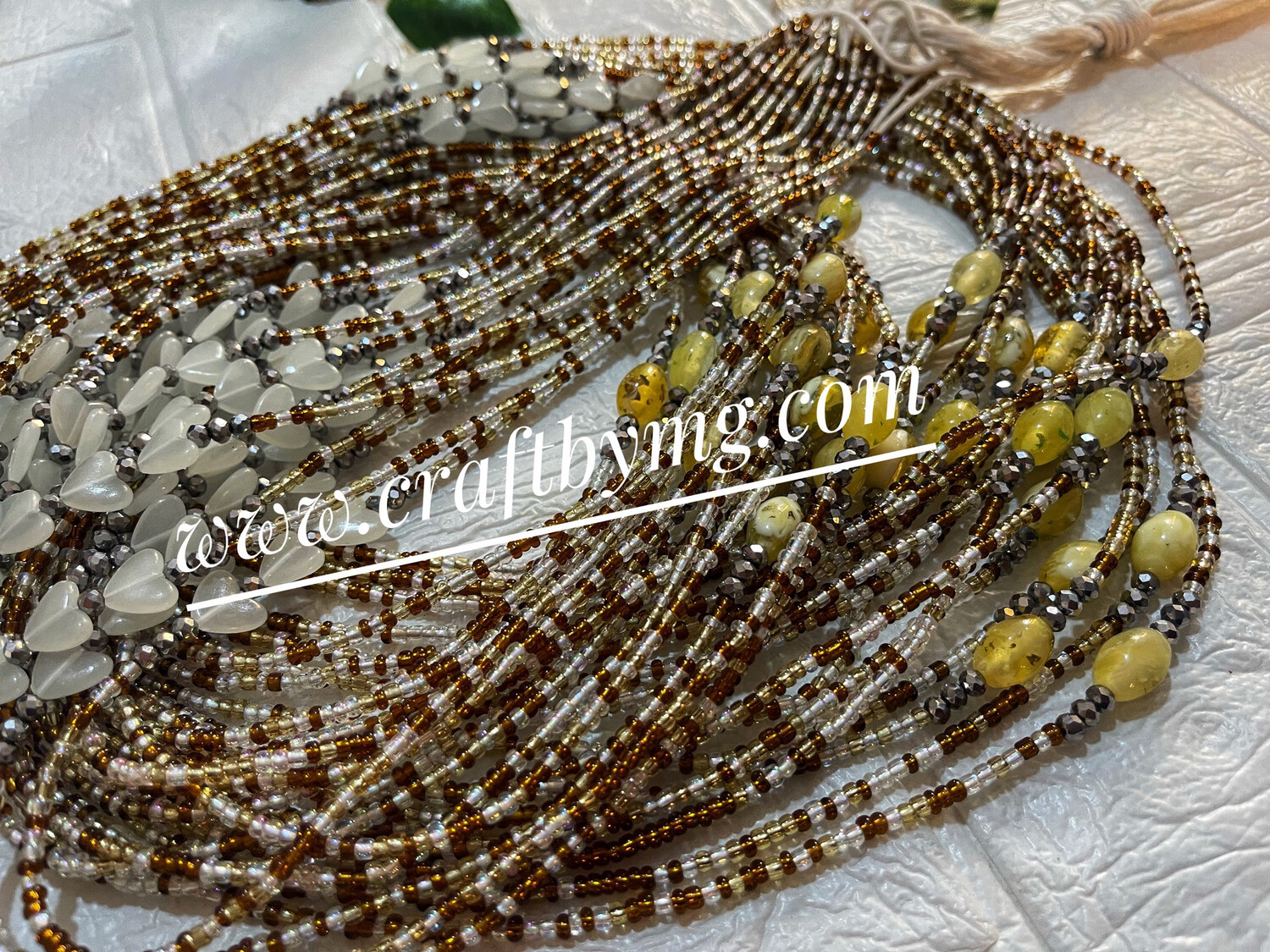 MARY Waistbeads (Sand)