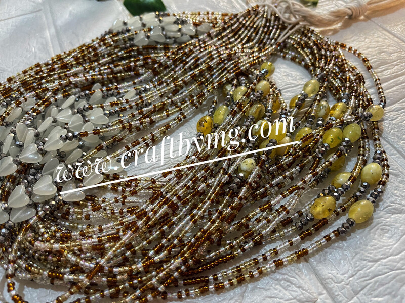 MARY Waistbeads (Sand)