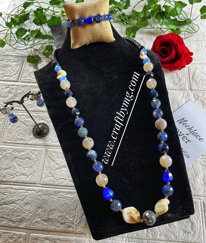 BENITA Gemstone Necklace Set(Luxury)