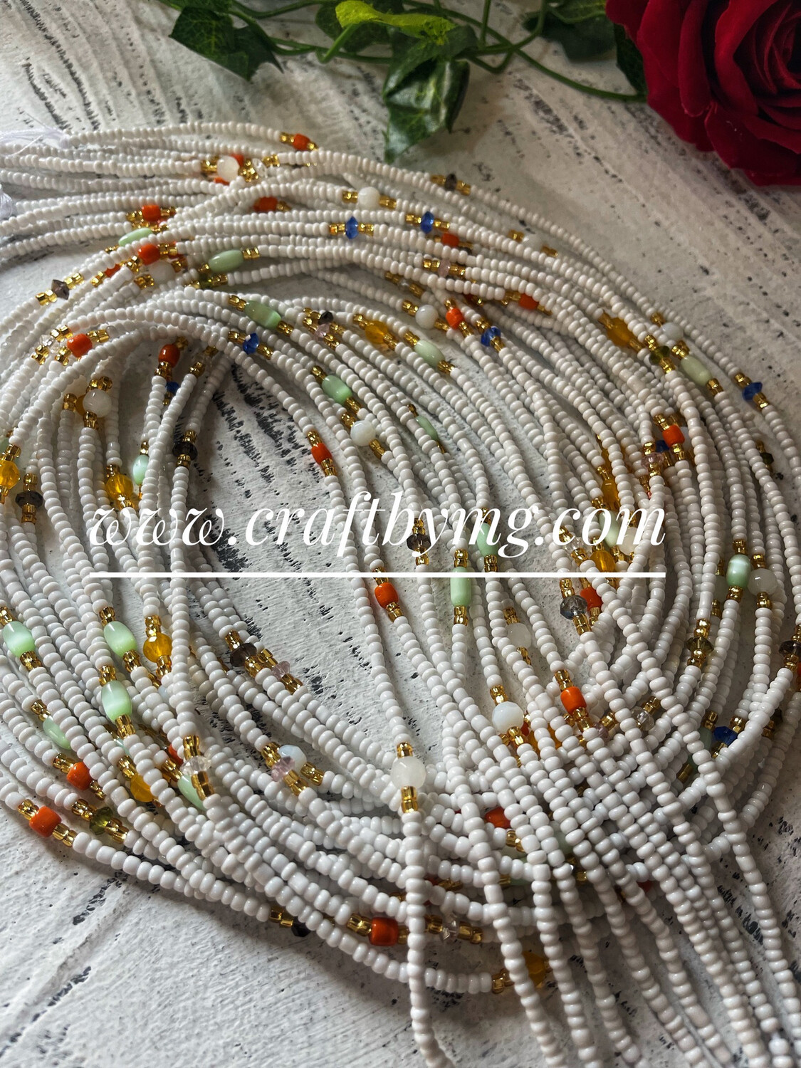 CHINNY Waistbeads (white)