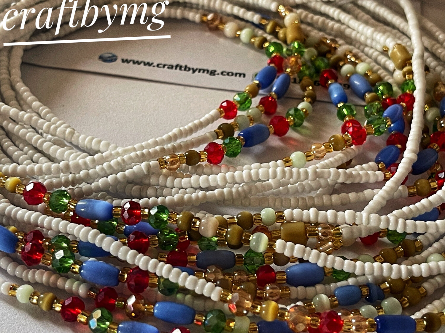 TRACY Waistbeads (white)