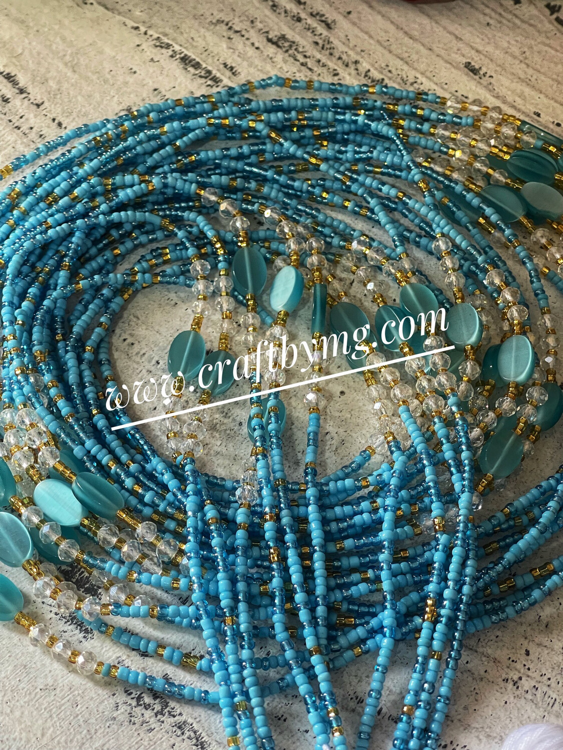 BECCA Waistbeads (Blue)
