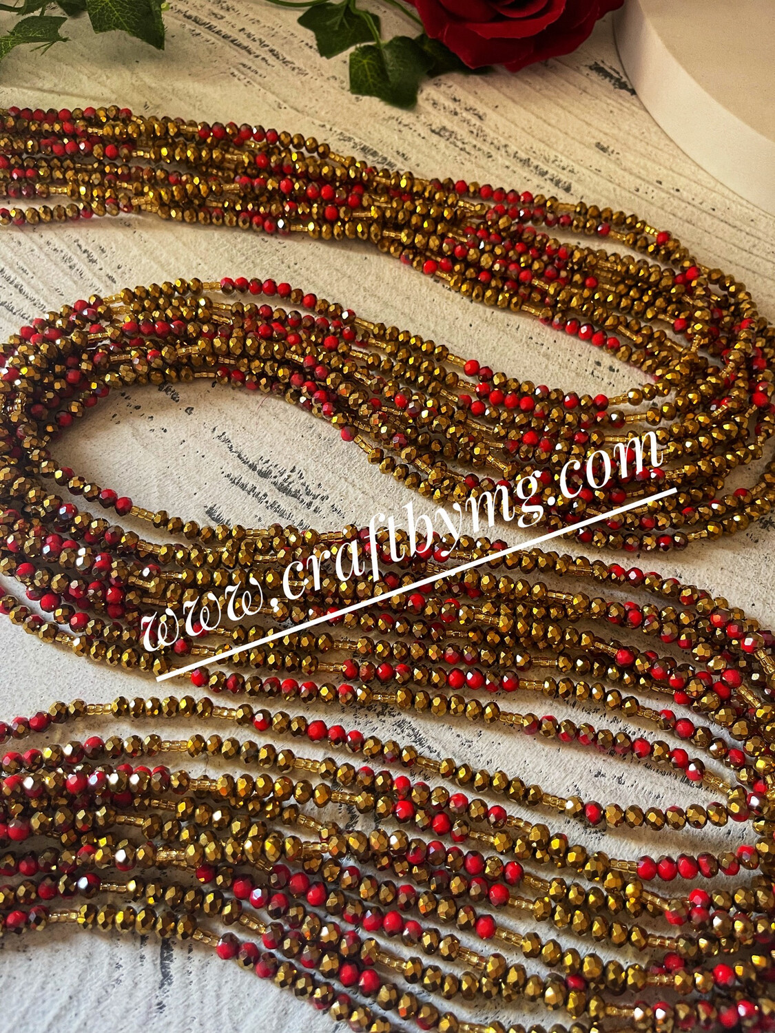 ELLA Waistbeads Red (Luxe)