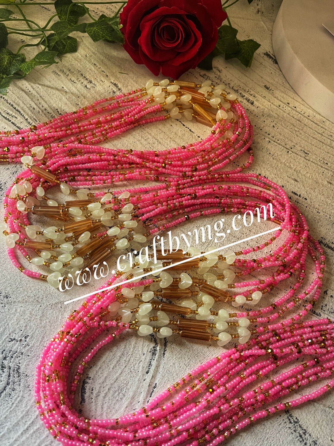 MIRA Waistbeads (Pink)