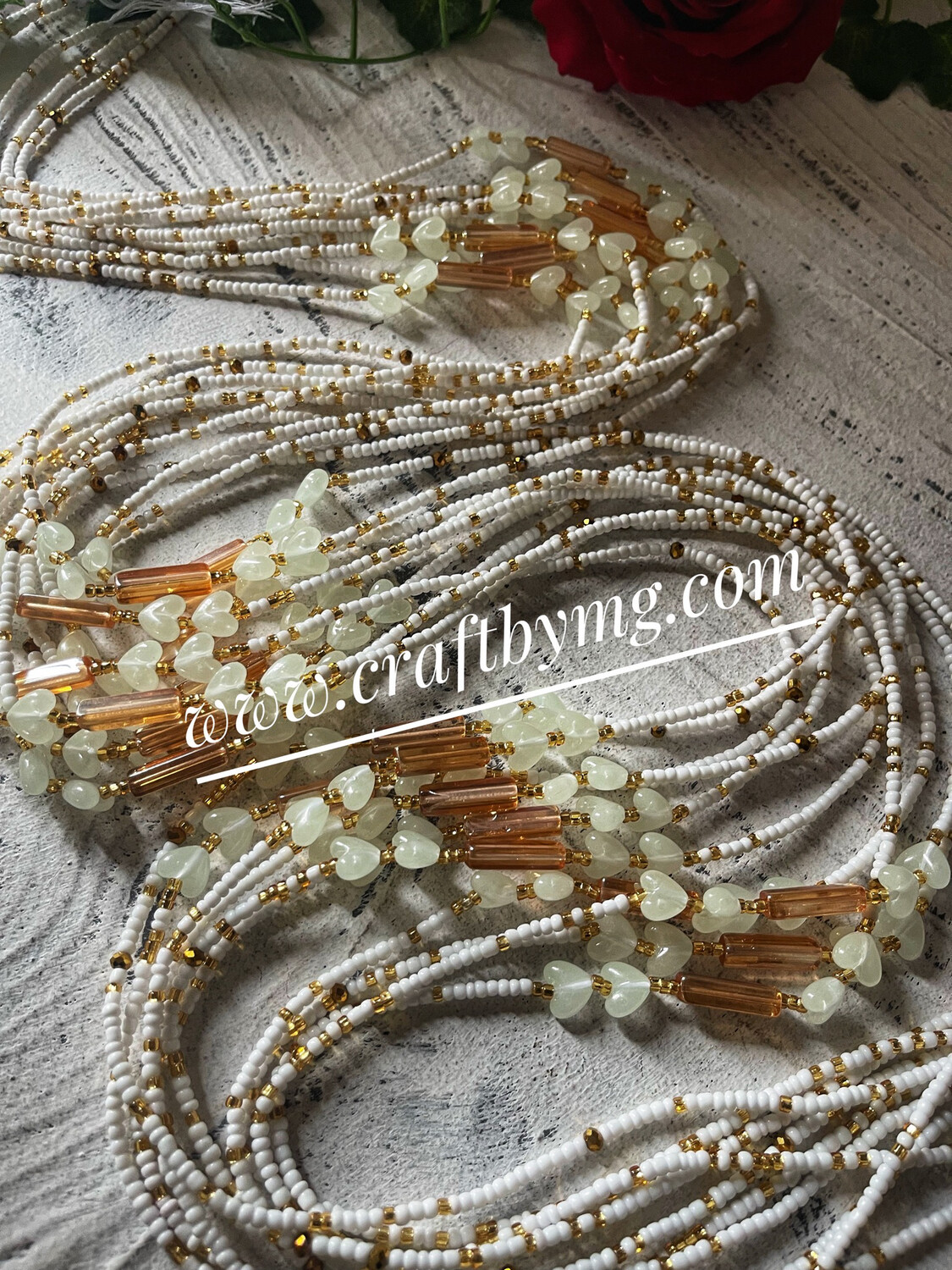 MIRA Waistbeads (White)
