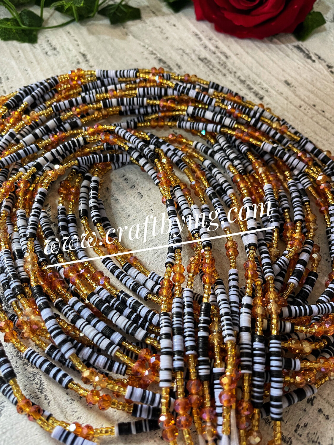 BAMBAM Waistbeads (zebra)
