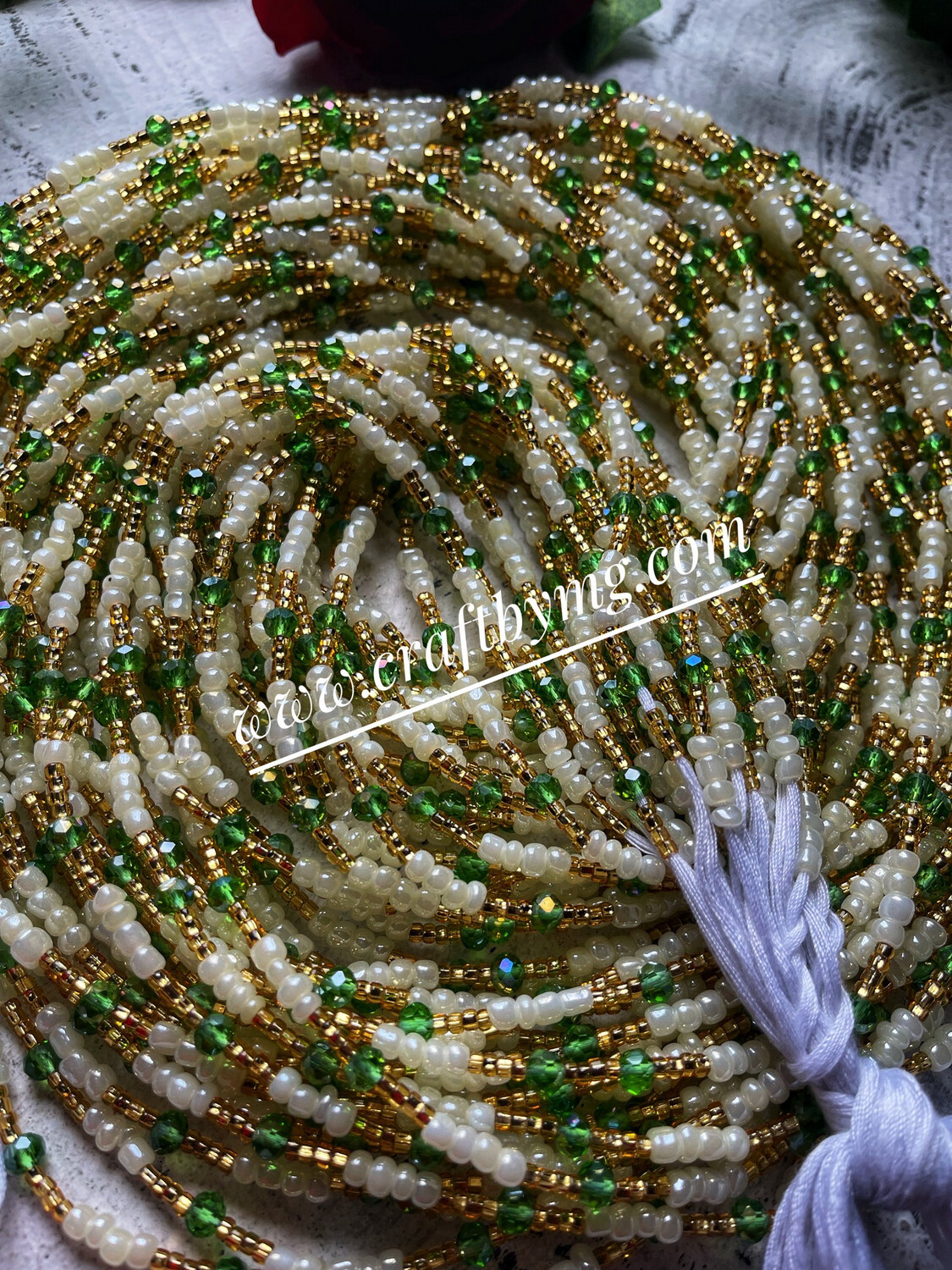 JULY Waistbeads Green