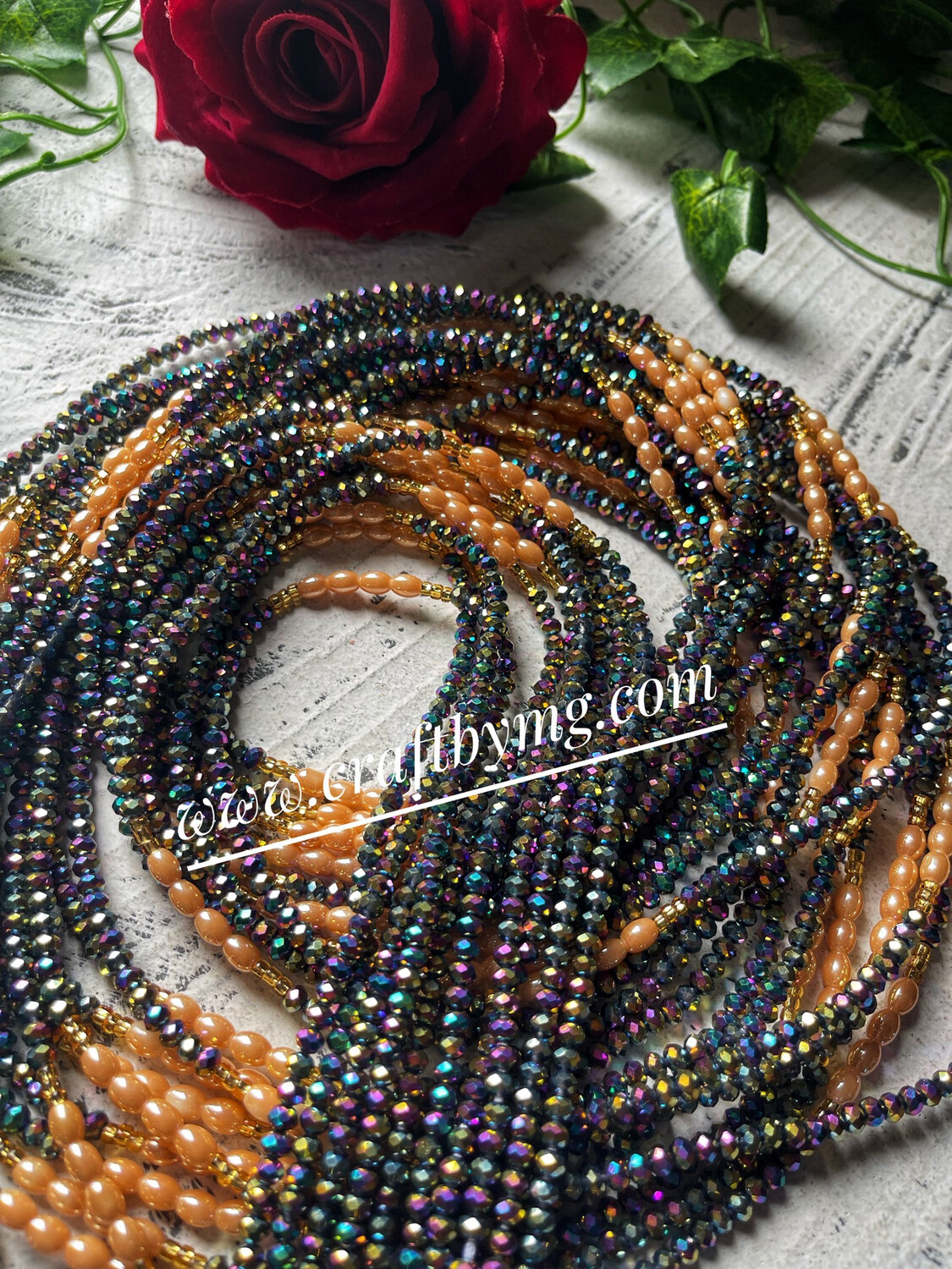 ATHENA Waistbeads (Iridescent)