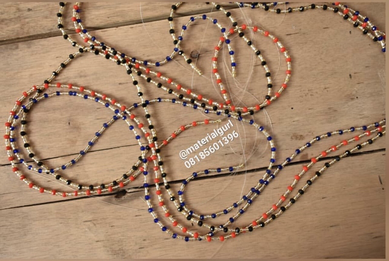 AJOKE Waistbeads (Red, Blue, Black)