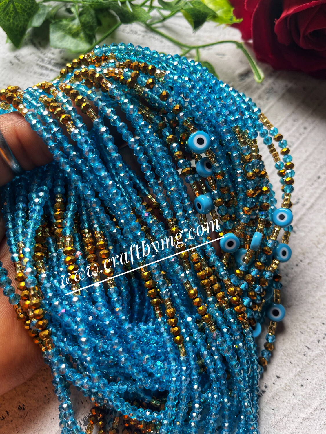 TINA Waistbeads (Torquoise)