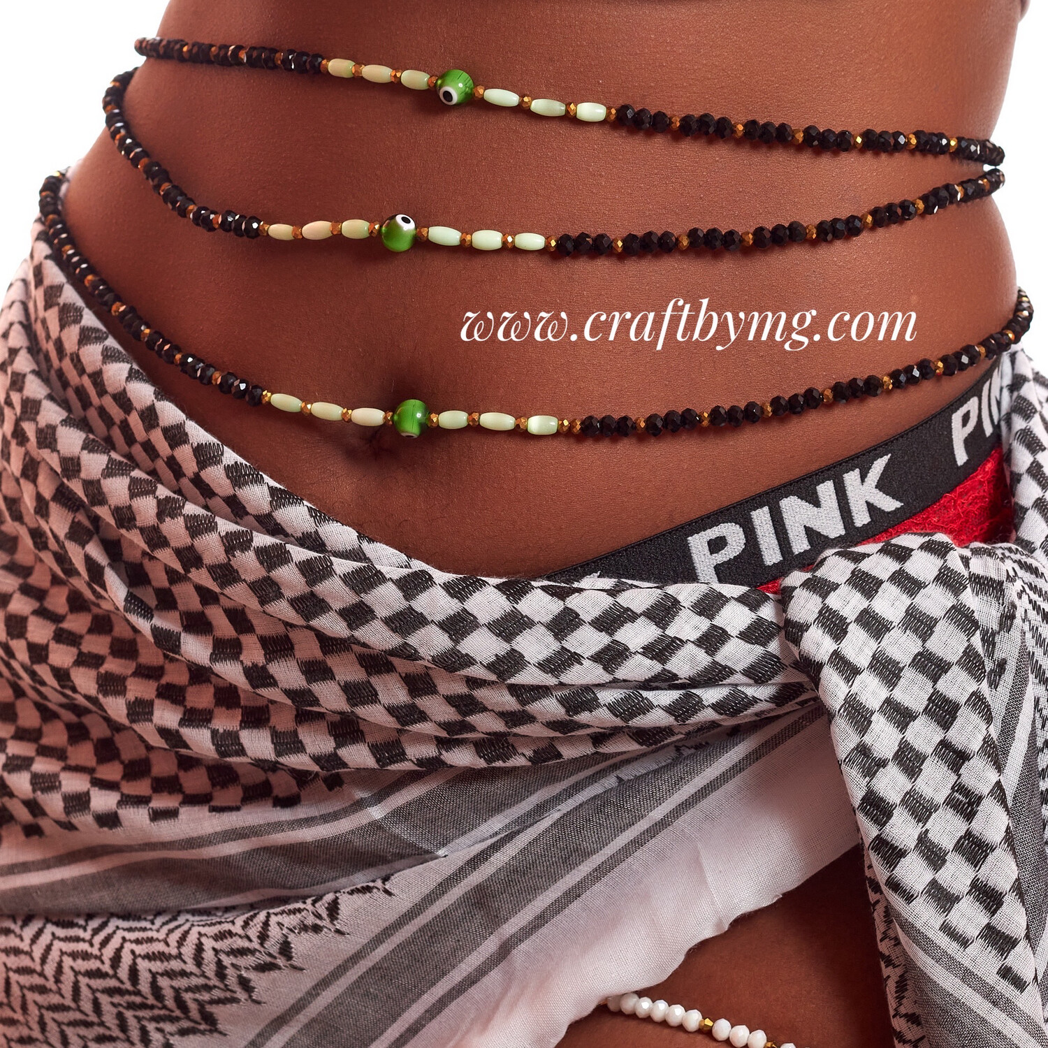 TONIA Waistbeads (Black)
