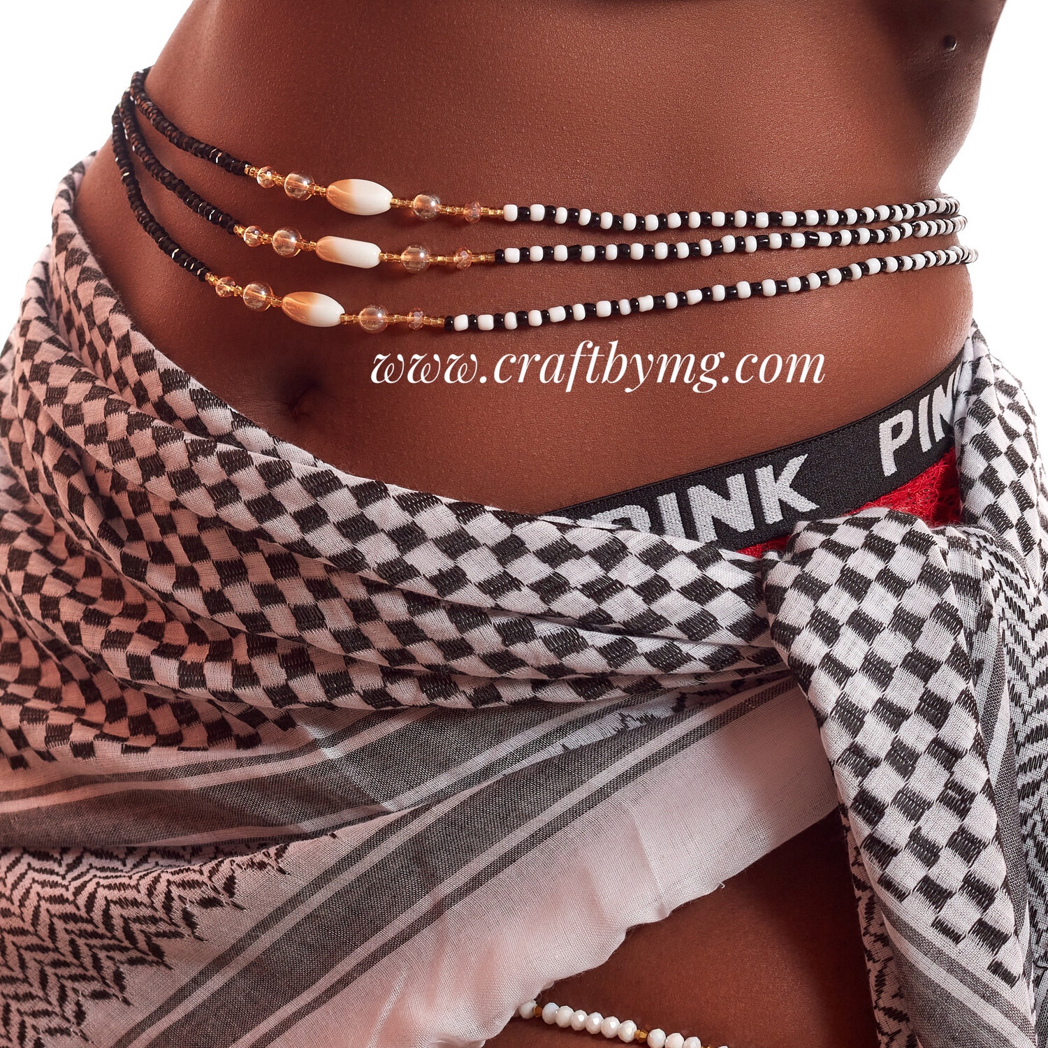 AMIRA Waistbeads -Black- (Luxe)