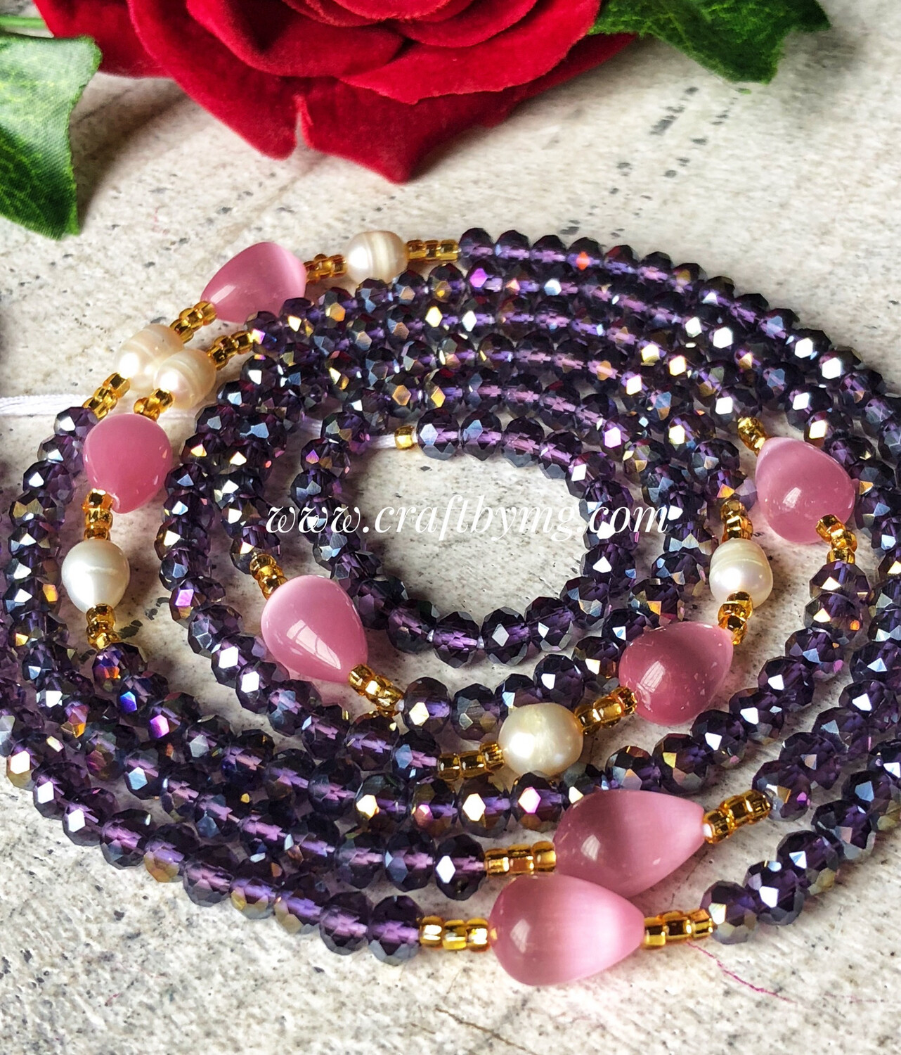 LAVENDER Waistbeads (Exquisite)