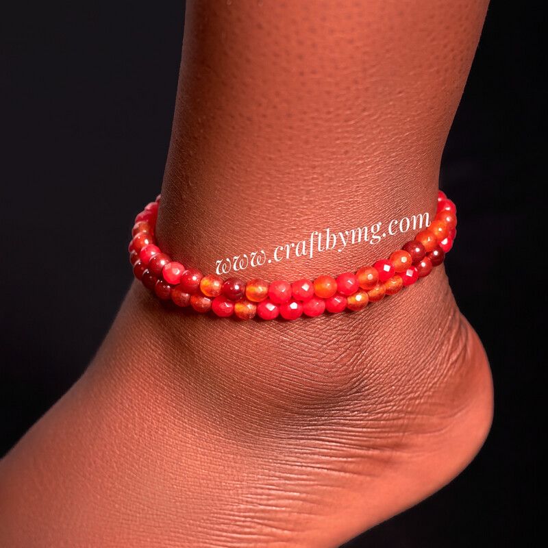 Gemstone Anklets -One Piece- (2)