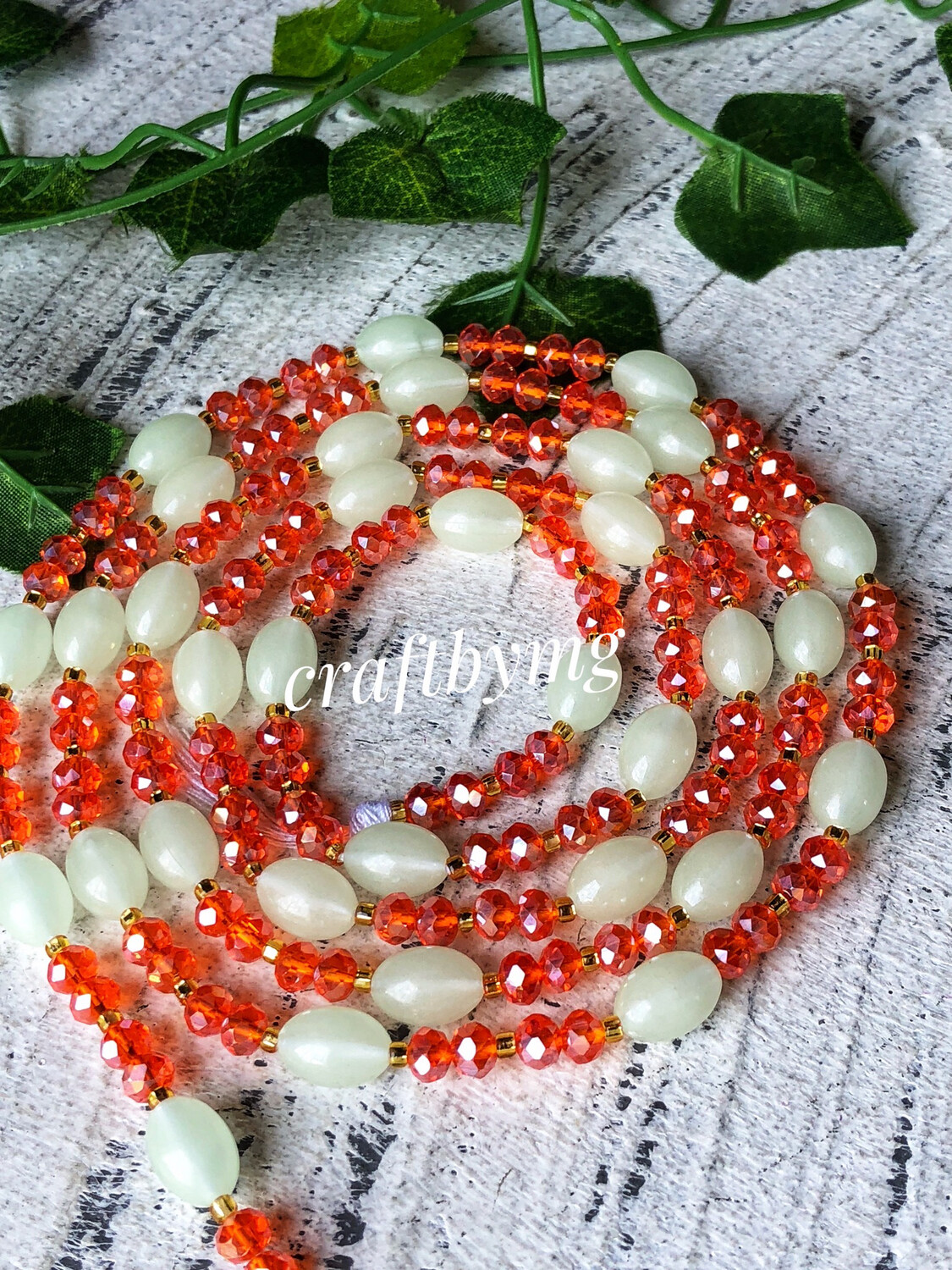 NYLA Waistbeads (Glow In The Dark) Orange