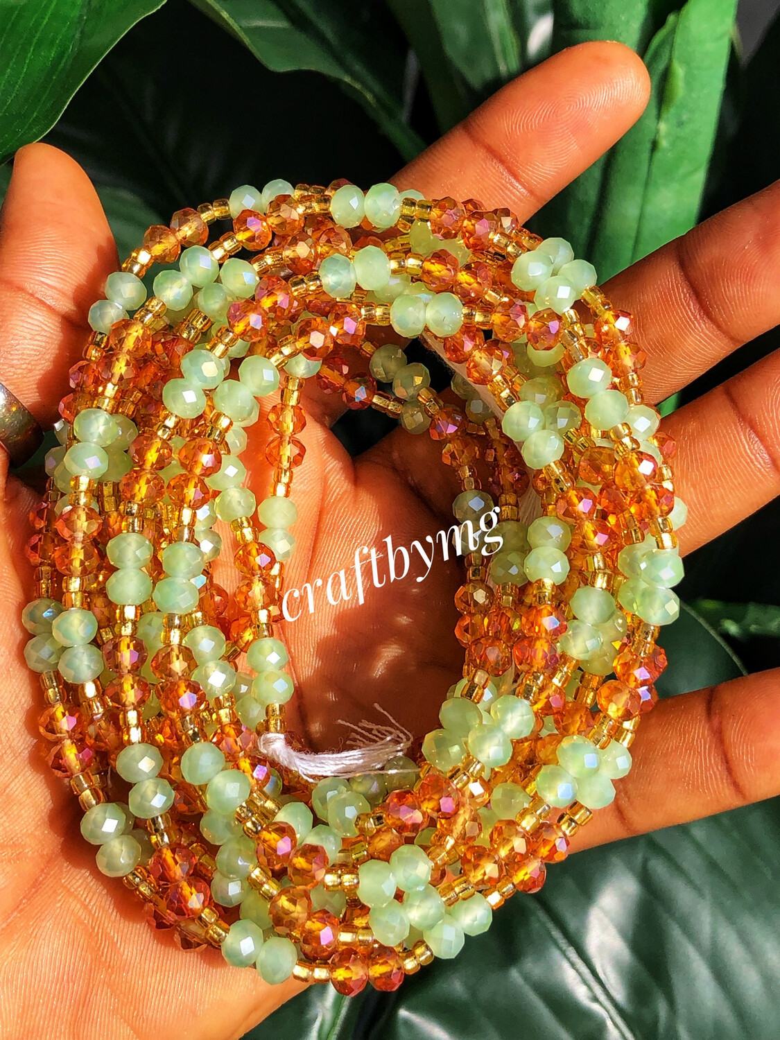 SOPHIA Waistbeads (Green) Luxe