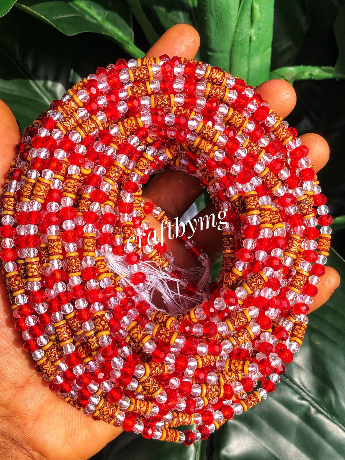 ABIBA Waistbeads Red