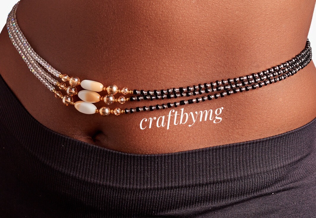 AMIRA Waistbeads -Silver-