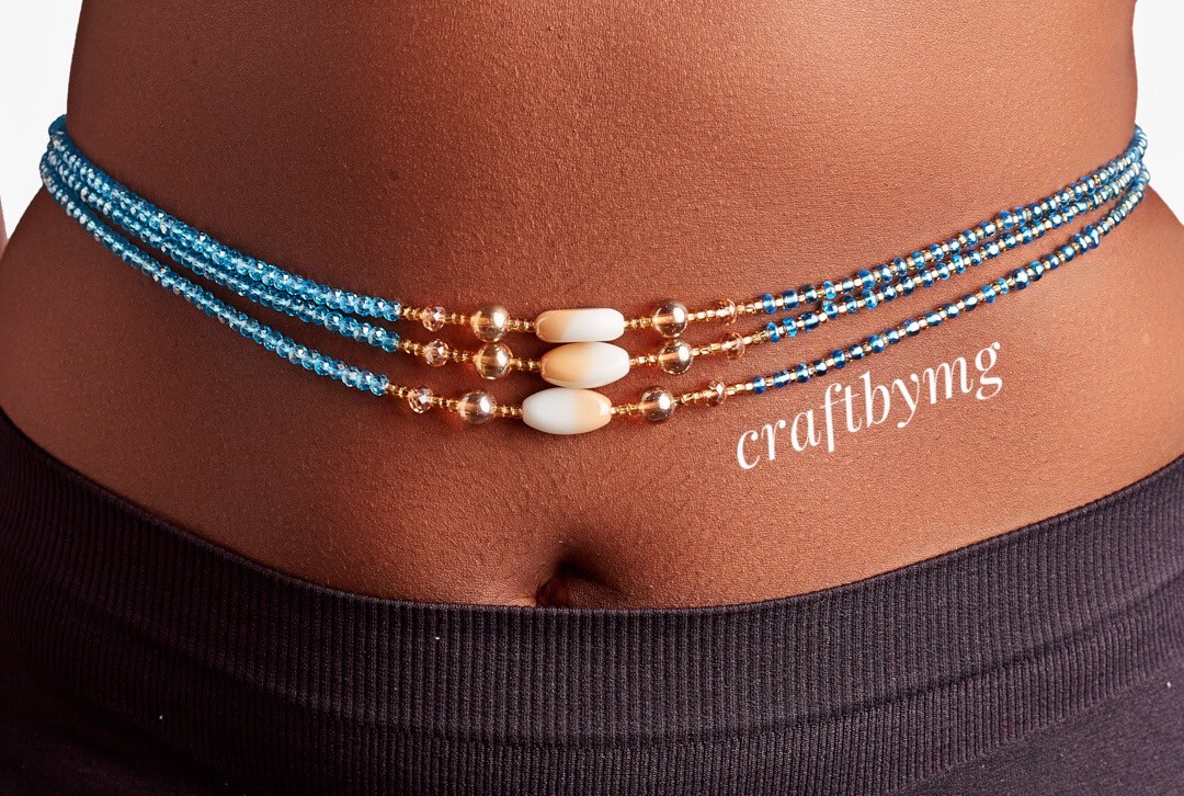 AMIRA Waistbeads -Blue-