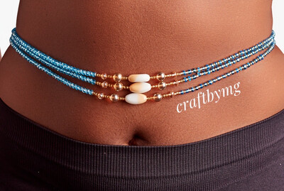 AMIRA Waistbeads -Blue-