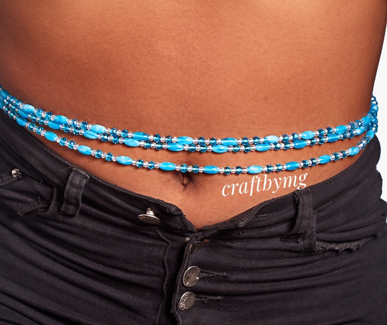 FERNANDA Waistbeads -Sky-