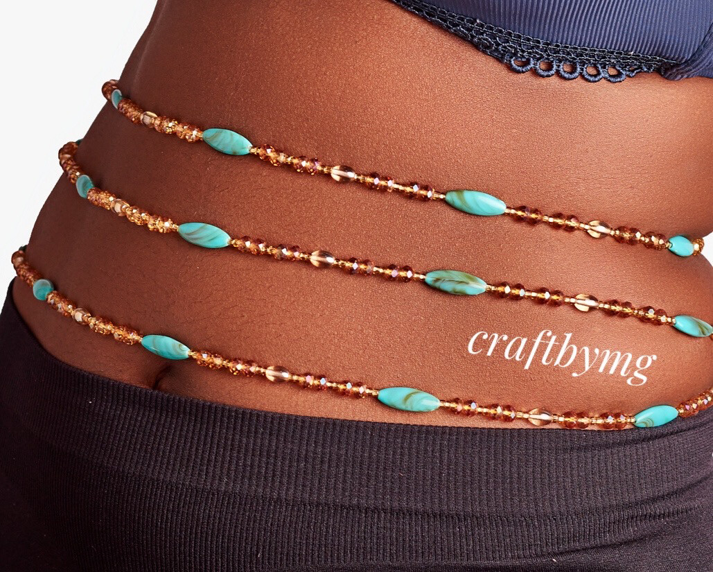 WHITNEY Waistbeads Green