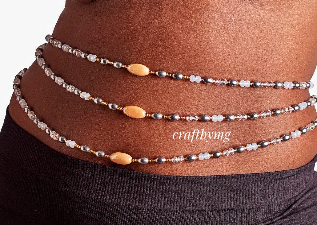 IMELDA Waistbeads - Silver-