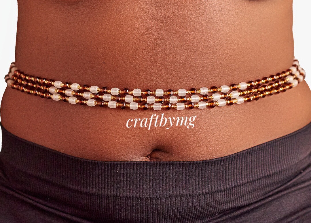 GIFTY Waistbeads -Brown- (Glow In The Dark)