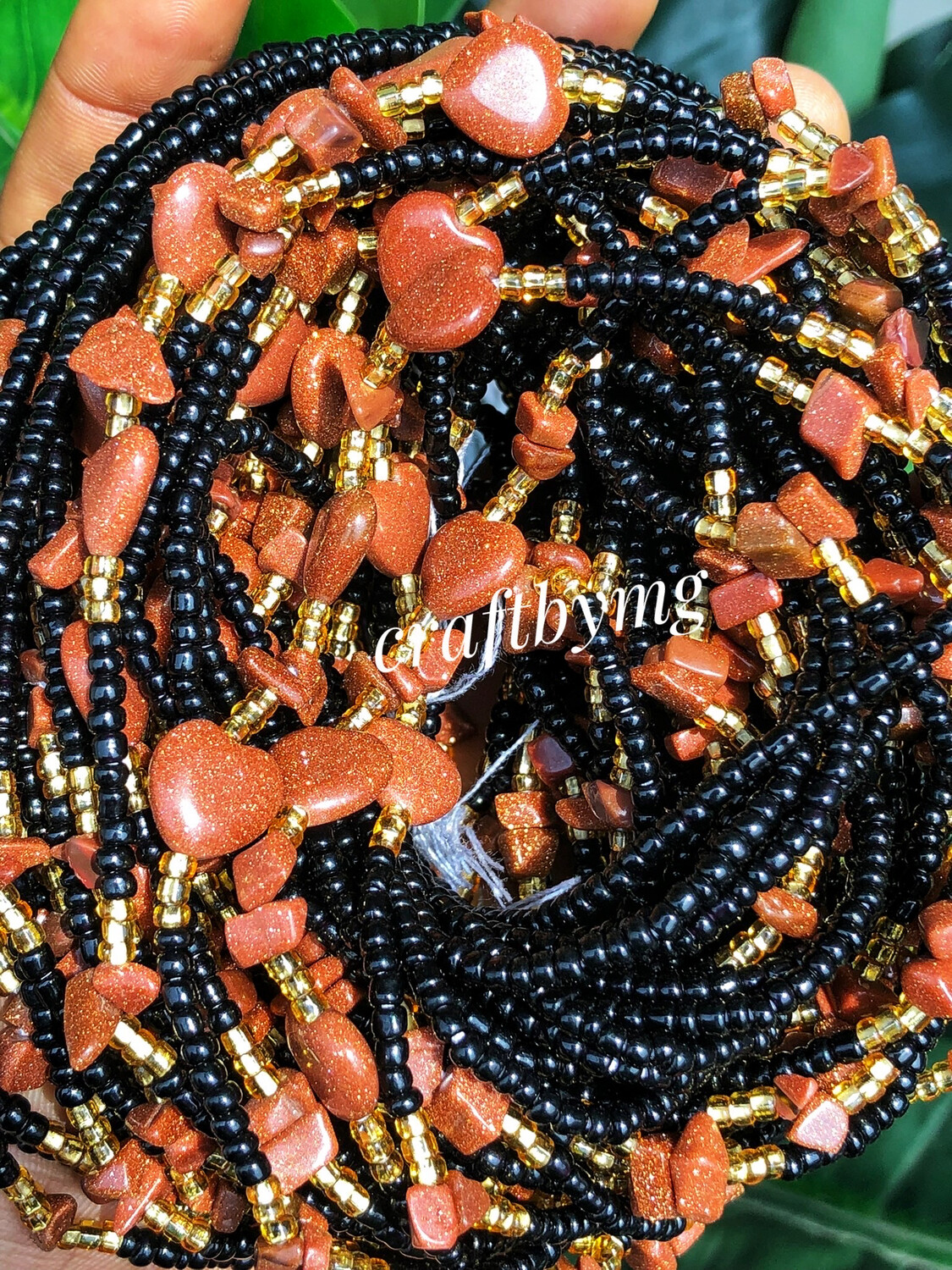 SANDSTONE Waistbeads -Gemstones- (Exquisite)