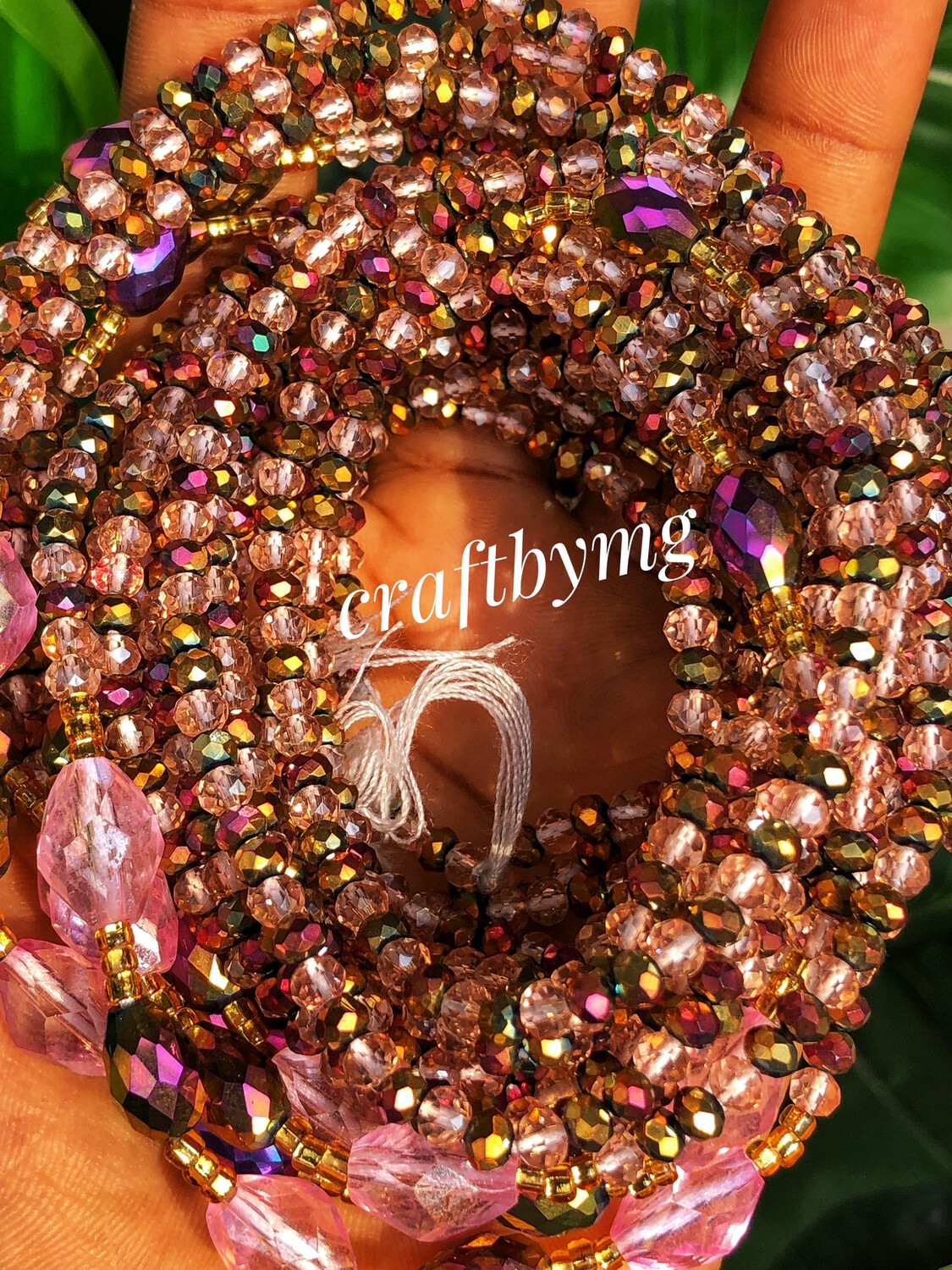 SPARKS Waistbeads -Pink-