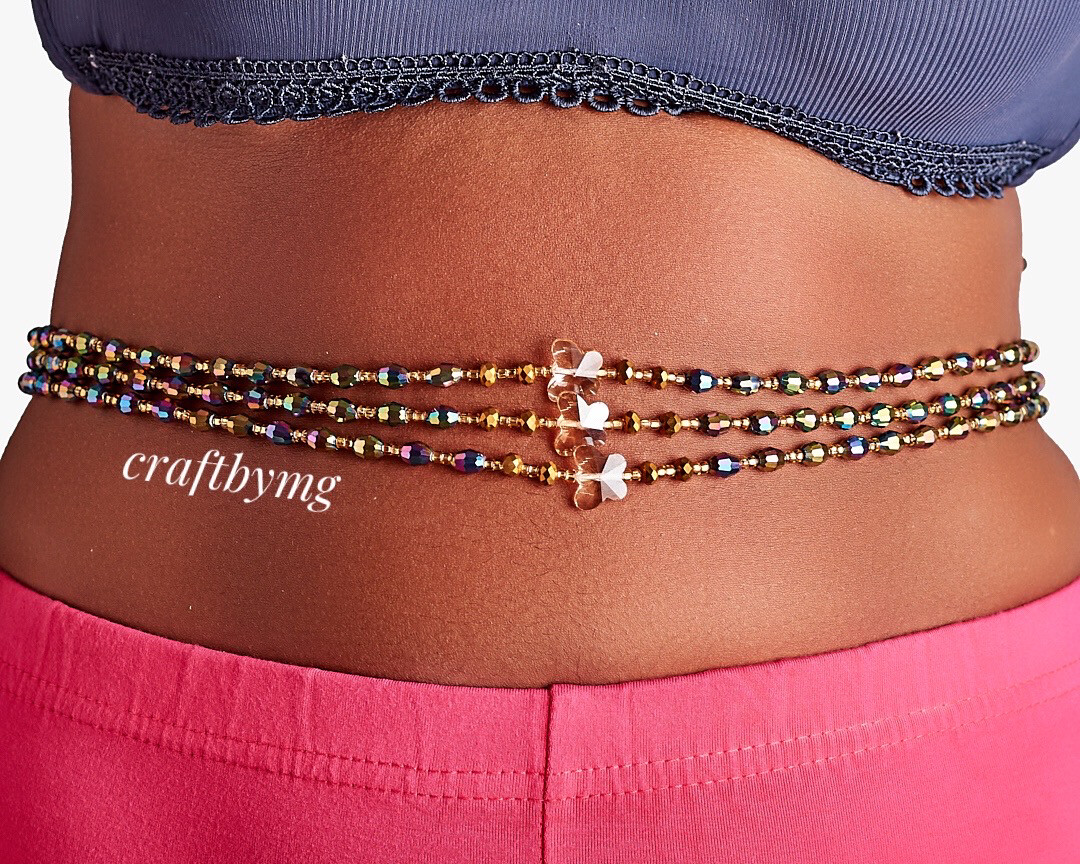 CHELSEA Waistbeads -Iridescent-  (Exquisite)