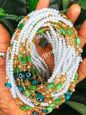 EUNICE Waistbeads -White-