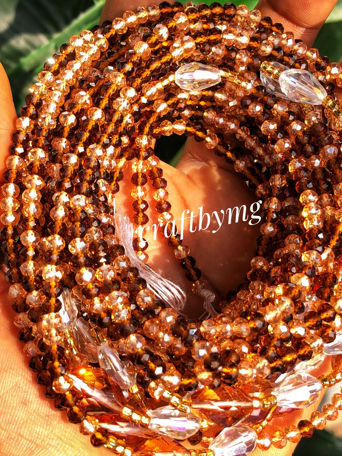 SPARKS Waistbeads -Brown-