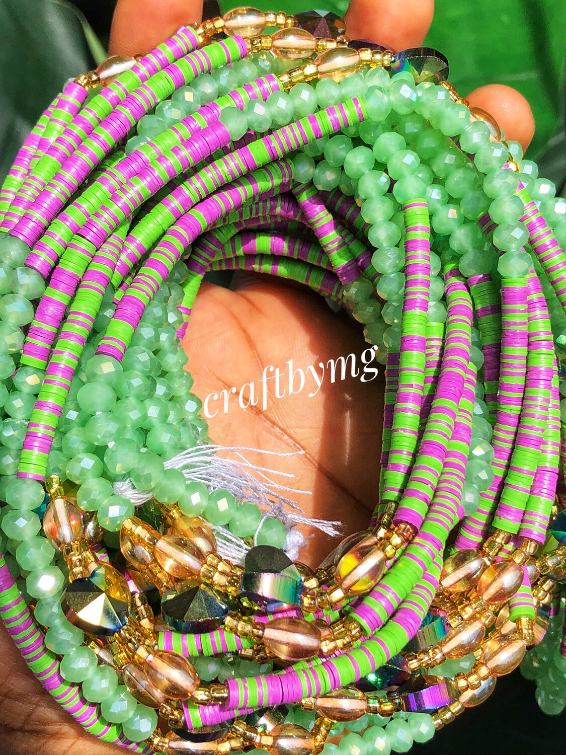 OMAH Waistbeads -Green-
