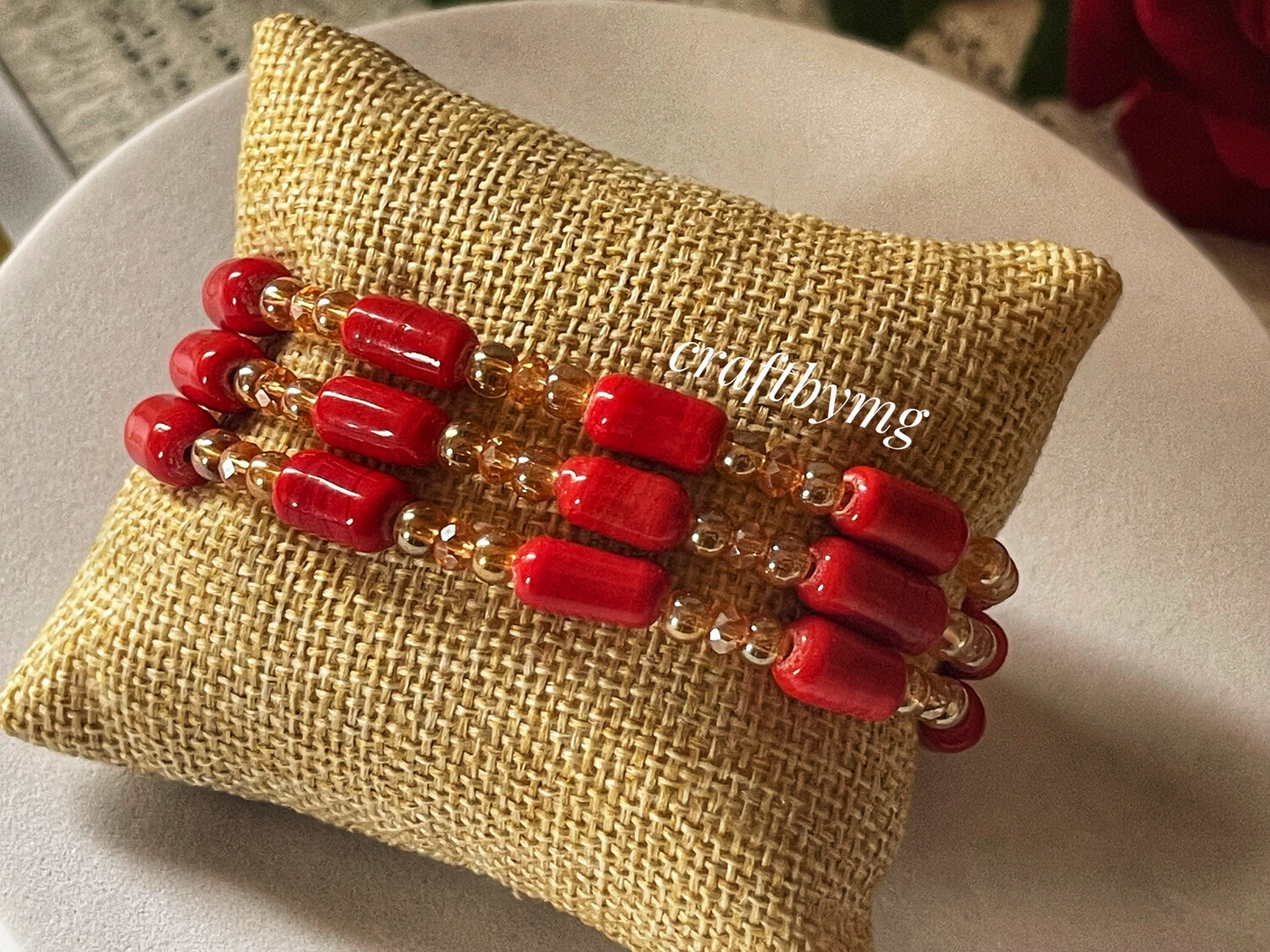 CORAL Bracelets (3 Pieces)