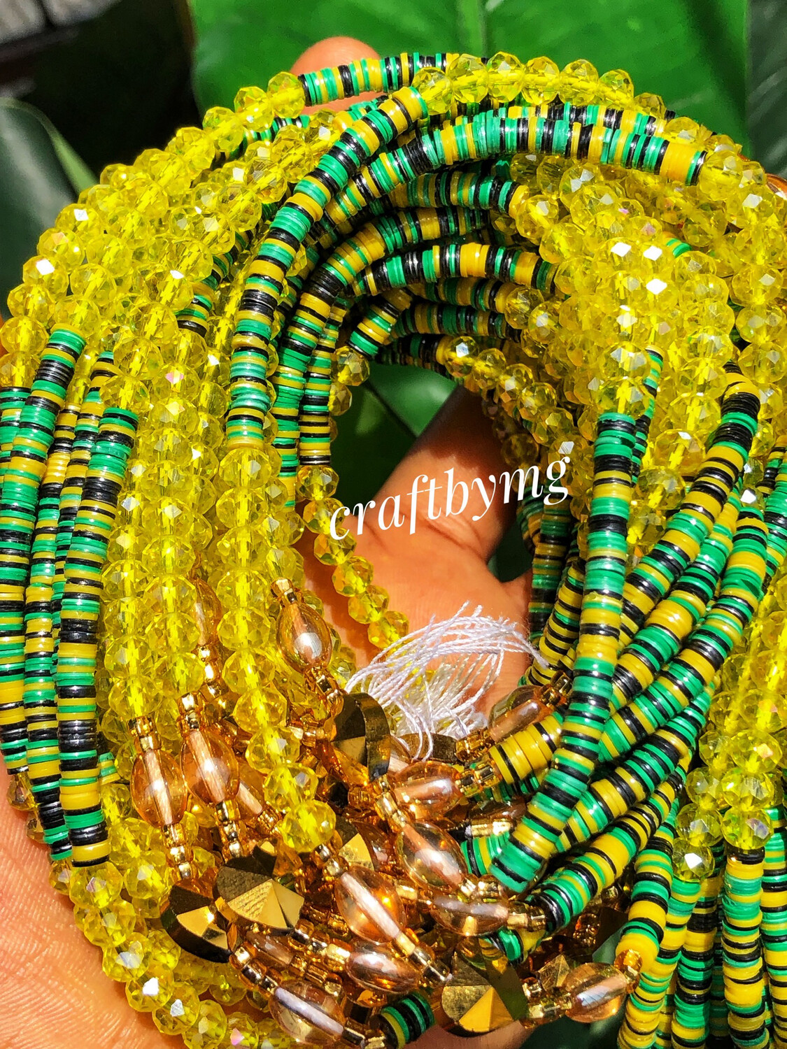 OMAH Waistbeads -Yellow-